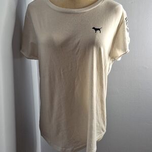 Pink t shirt LG  black and white